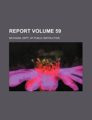 Book cover for Report Volume 59