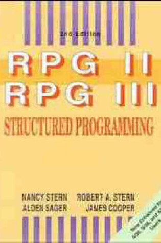 Cover of Report Program Generator II and RPG III Structured Programming