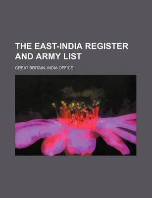 Book cover for The East-India Register and Army List