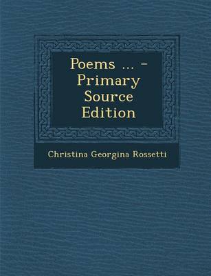 Book cover for Poems ... - Primary Source Edition