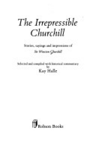 Cover of Irrepressible Churchill