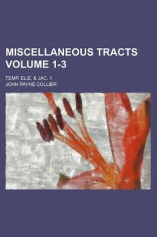 Cover of Miscellaneous Tracts Volume 1-3; Temp. Eliz. & Jac. 1