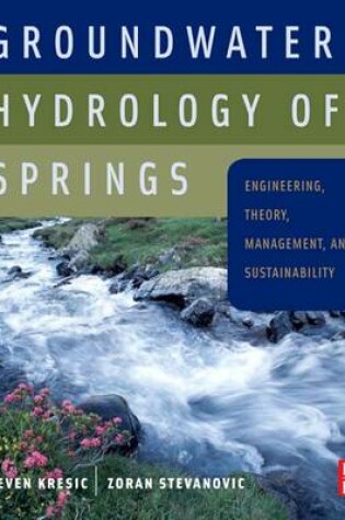 Cover of Groundwater Hydrology of Springs