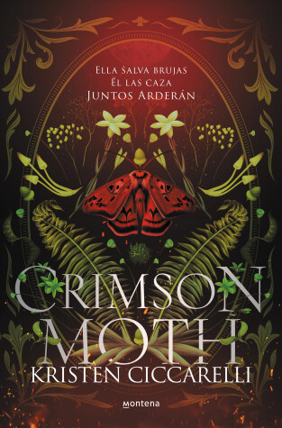 Book cover for Ella salva brujas. Él las caza. Juntos arderán / Heartless Hunter:  The Crimson Moth