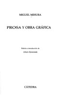 Cover of Prosa y Obra Grafica