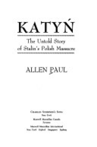 Cover of Katyn