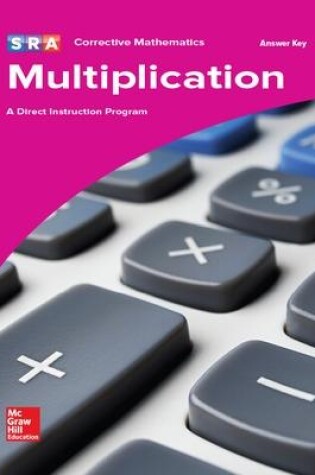 Cover of Corrective Mathematics Multiplication, Additional Answer Key