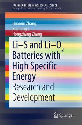 Book cover for Li-S and Li-O2 Batteries with High Specific Energy