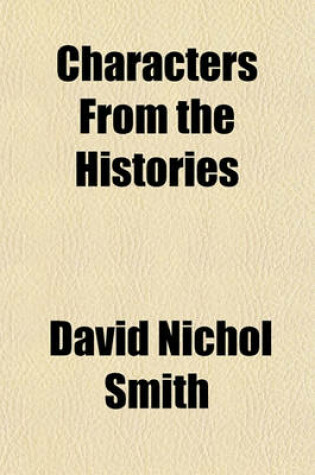 Cover of Characters from the Histories