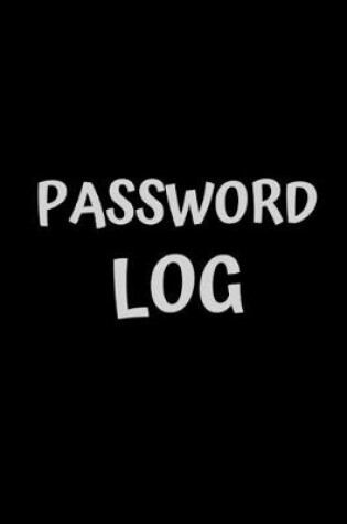 Cover of Password Log Book - Minimalist Black Onyx Password Book, internet organizer, Website / App Password Notebook.