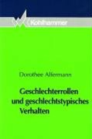 Cover of Geschlechterrollen Und Geschlechtstypisches Verhalten