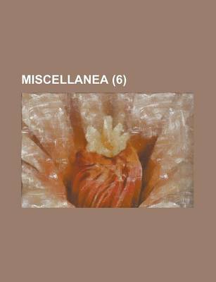 Book cover for Miscellanea (6)