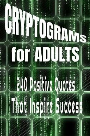 Cover of Cryptograms for Adults