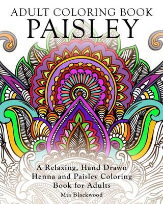 Book cover for Adult Coloring Book Paisley