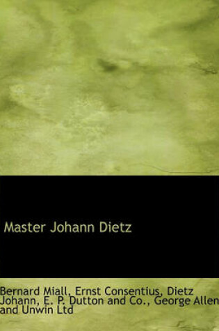 Cover of Master Johann Dietz