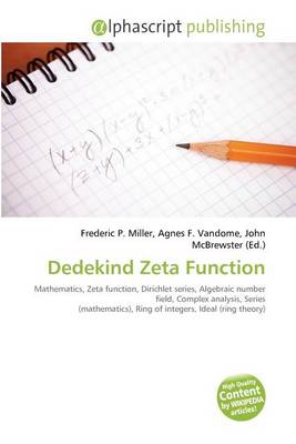 Book cover for Dedekind Zeta Function