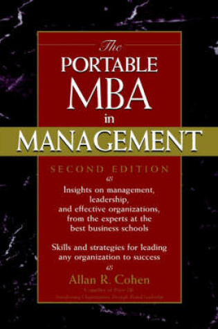 Cover of The Portable MBA in Management