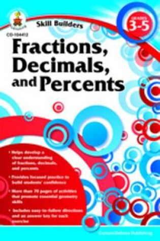 Cover of Fractions, Decimals, and Percents, Grades 3 - 5