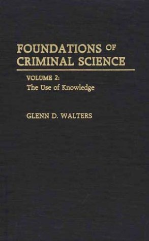 Book cover for Foundations of Criminal Science [2 volumes]
