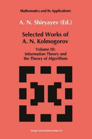 Cover of Selected Works of A. N. Kolmogorov