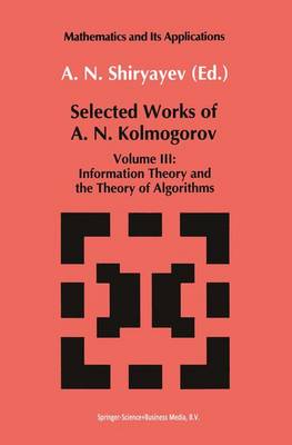 Book cover for Selected Works of A. N. Kolmogorov