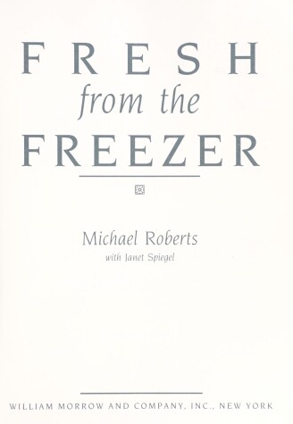 Book cover for Fresh from the Freezer