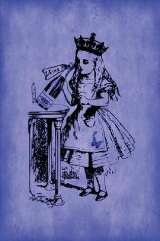 Cover of Alice in Wonderland Journal - Party Girl Alice (Blue)