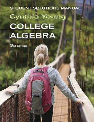 Book cover for Student Solutions Manual to accompany College Algebra, 3e