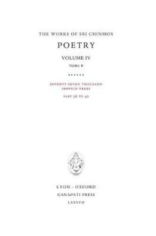 Cover of Poetry IV, tome 6
