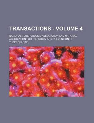 Book cover for Transactions - Volume 4