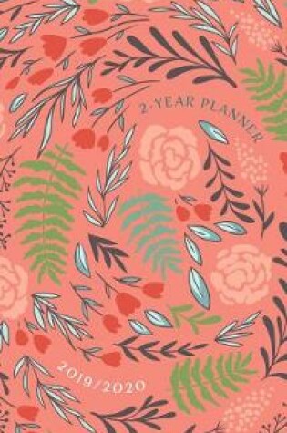 Cover of 2019/2020 2 Year Pocket Planner: Coral Floral
