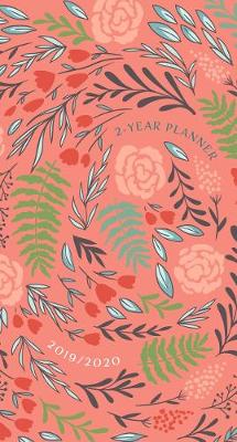 Book cover for 2019/2020 2 Year Pocket Planner: Coral Floral