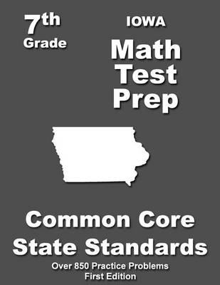 Book cover for Iowa 7th Grade Math Test Prep