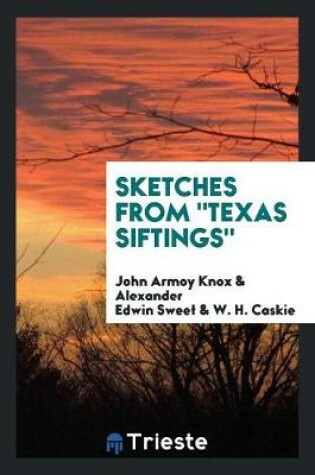 Cover of Sketches from Texas Siftings.