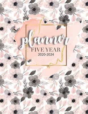 Book cover for five year planner 2020-2024