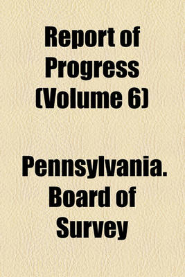 Book cover for Report of Progress Volume 6