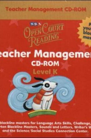 Cover of Open Court Reading, Teacher Management CD-ROM, Grade K
