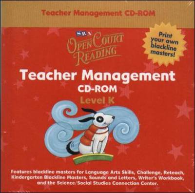 Book cover for Open Court Reading, Teacher Management CD-ROM, Grade K