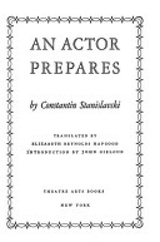 Cover of An Actor Prepares