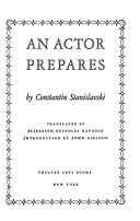 Book cover for An Actor Prepares