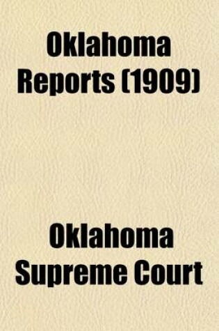 Cover of Oklahoma Reports Volume 21