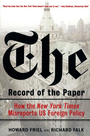 Book cover for The Record of the Paper