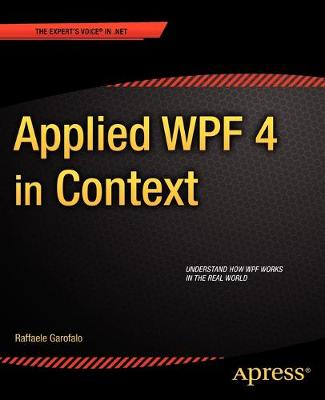 Book cover for Applied WPF 4 in Context