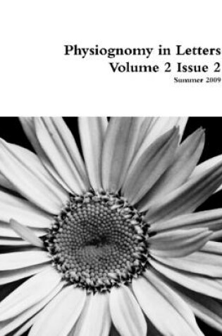 Cover of Physiognomy In Letters : Volume 2 Issue 2