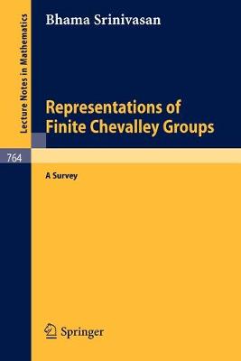 Book cover for Representations of Finite Chevalley Groups