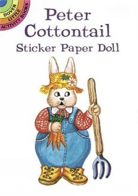 Book cover for Peter Cottontail Sticker Paper Doll