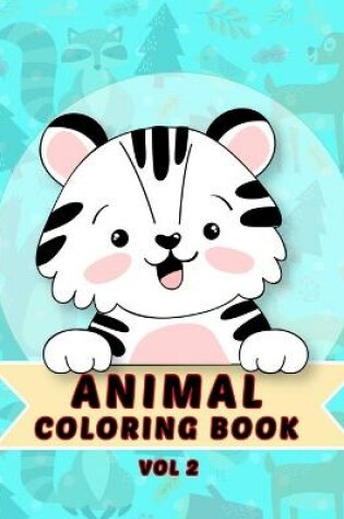 Cover of Animal Coloring Book Vol 2