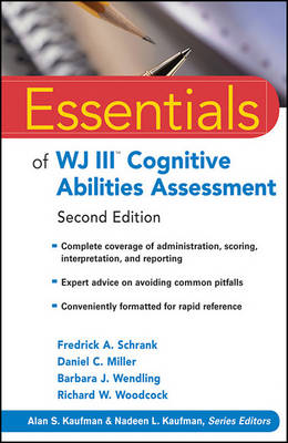Cover of Essentials of WJ III Cognitive Abilities Assessment