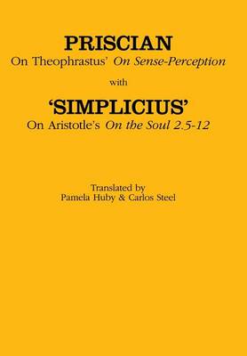 Cover of On Theophrastus's "On Sense Perception" and On Aristotle's "On the Soul 2.5-2.12"