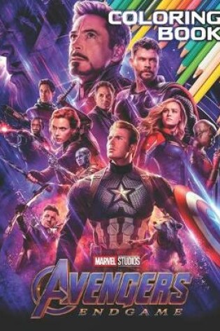 Cover of MARVEL Avengers Endgame Coloring Book